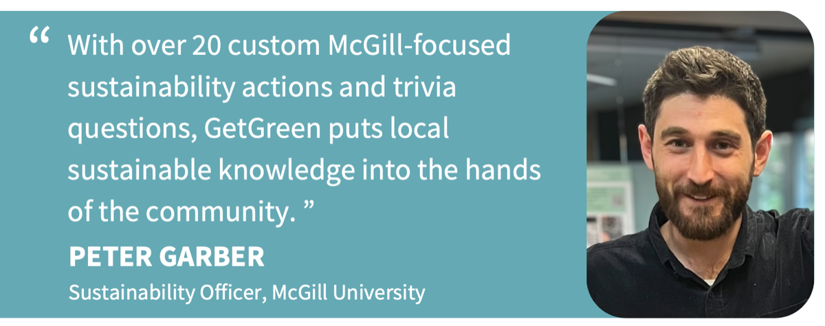 McGill Residential Cup sustainability challenge.